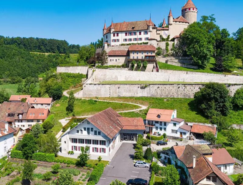 Lucens Castle, Lucens, Switzerland